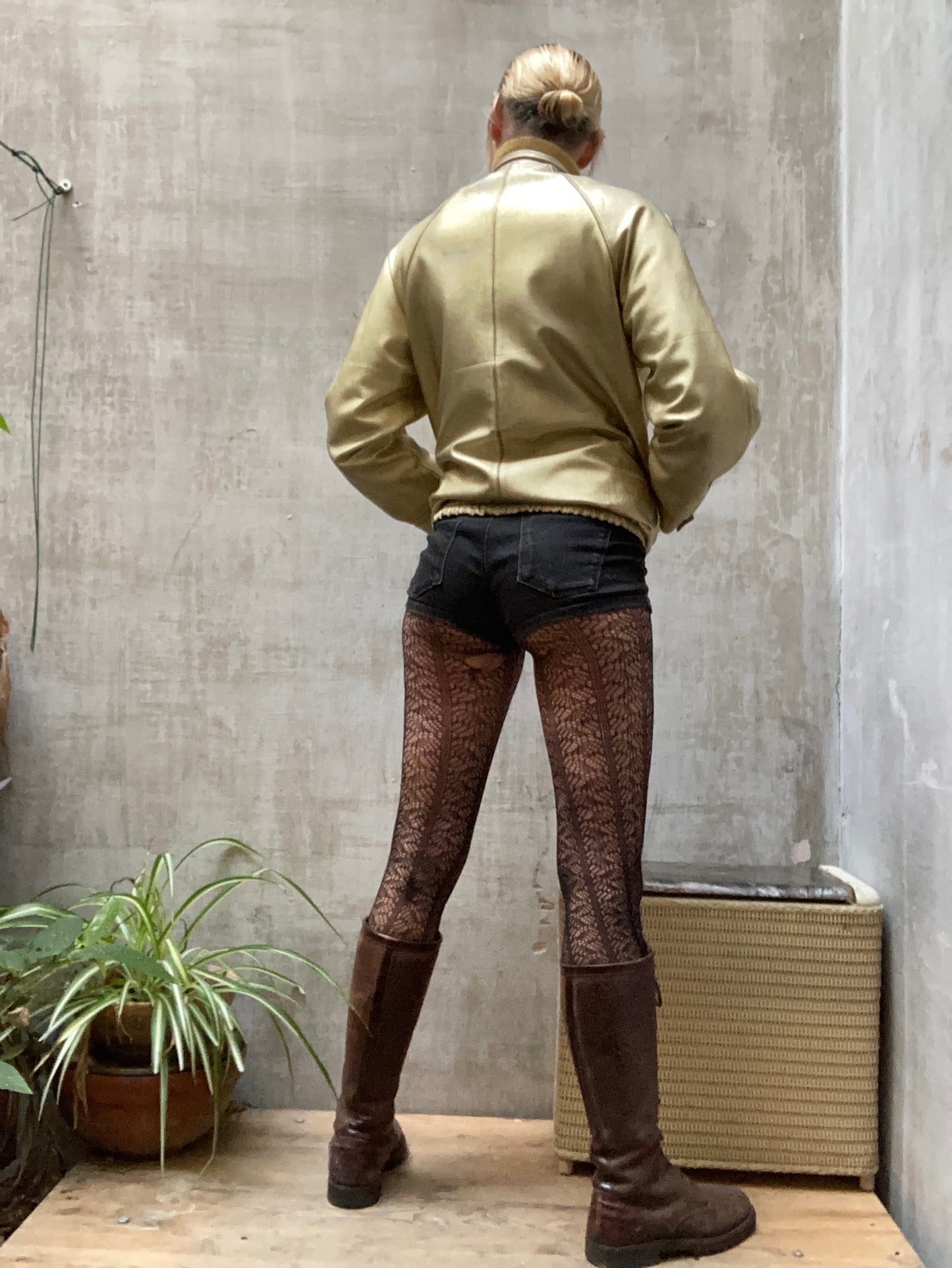 Blouson cuir or - Mac Douglas - 1980