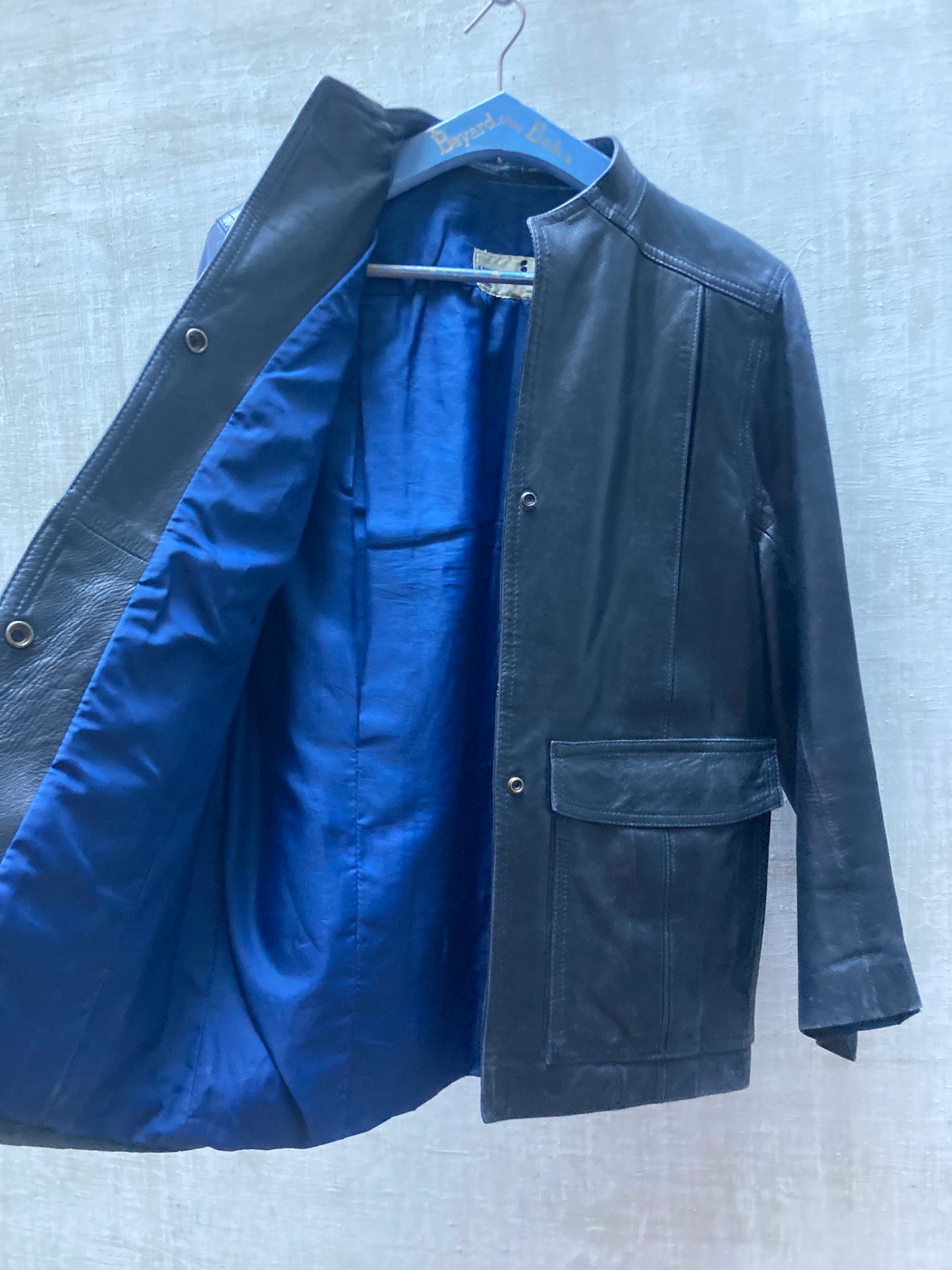 Veste cuir Anne Marie Beretta pour Mc Douglas