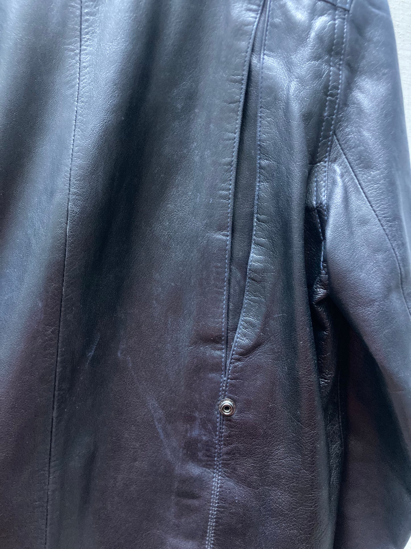 Veste cuir Anne Marie Beretta pour Mc Douglas