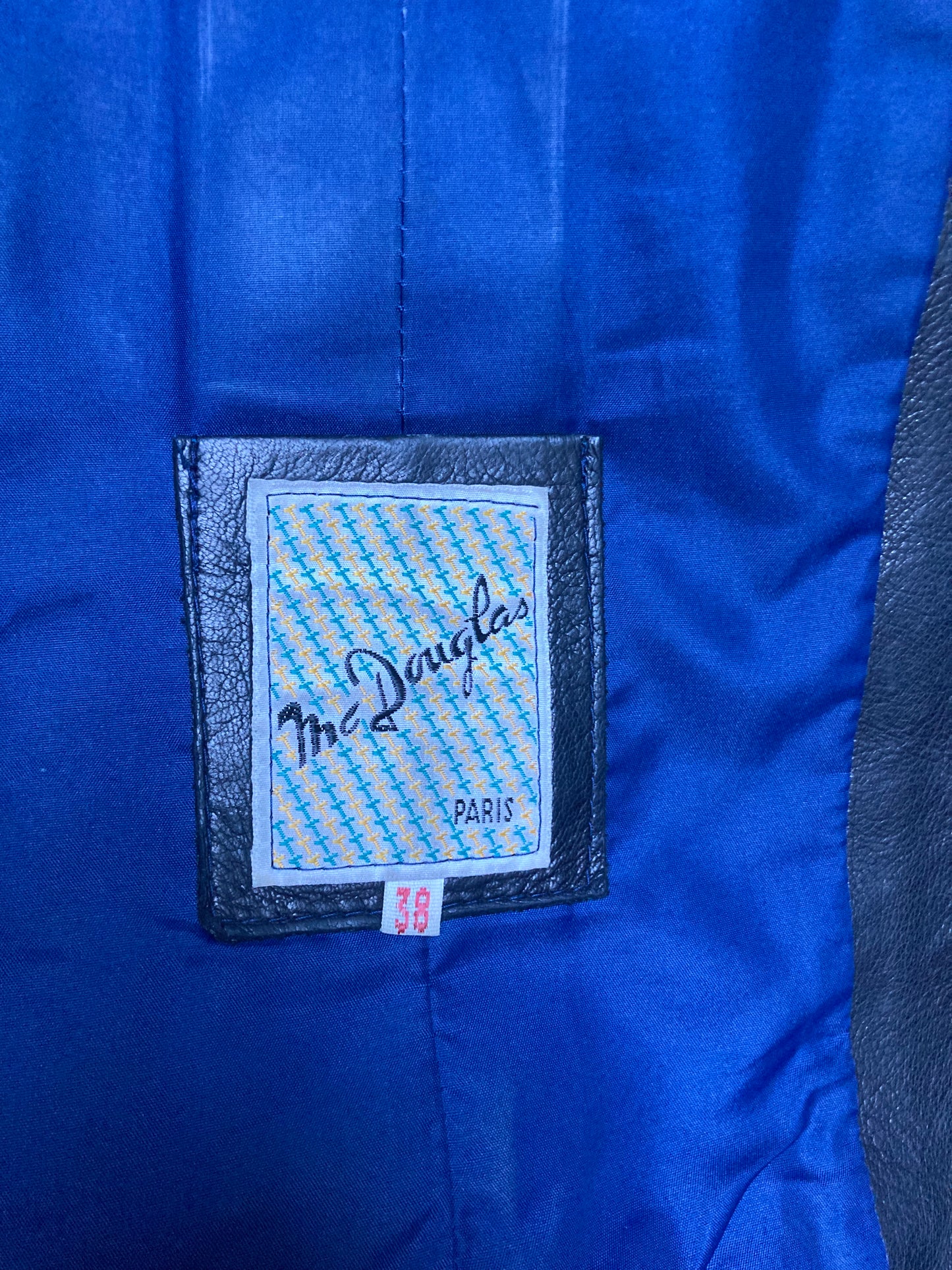 Veste cuir Anne Marie Beretta pour Mc Douglas