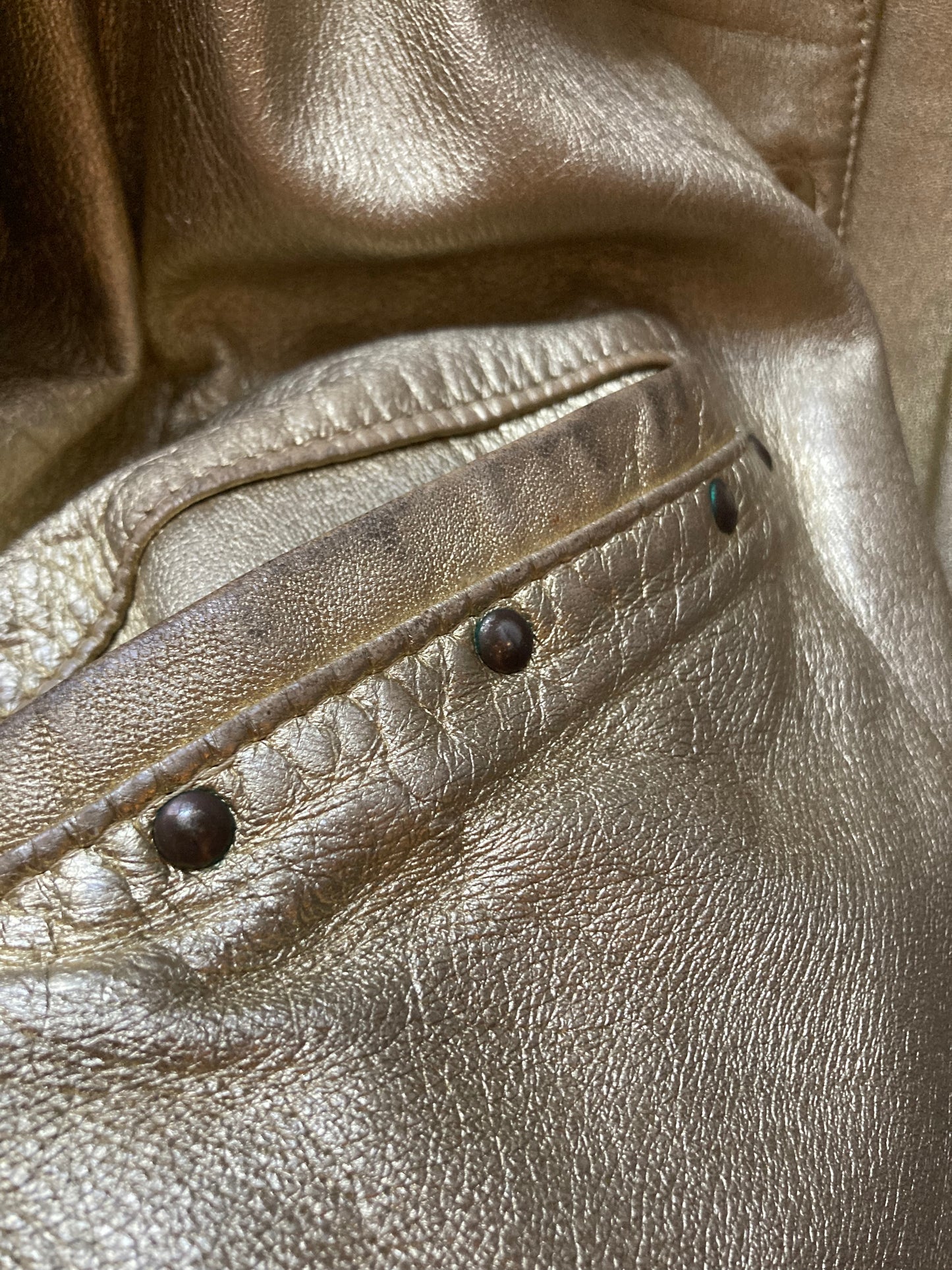 Blouson cuir or - Mac Douglas - 1980