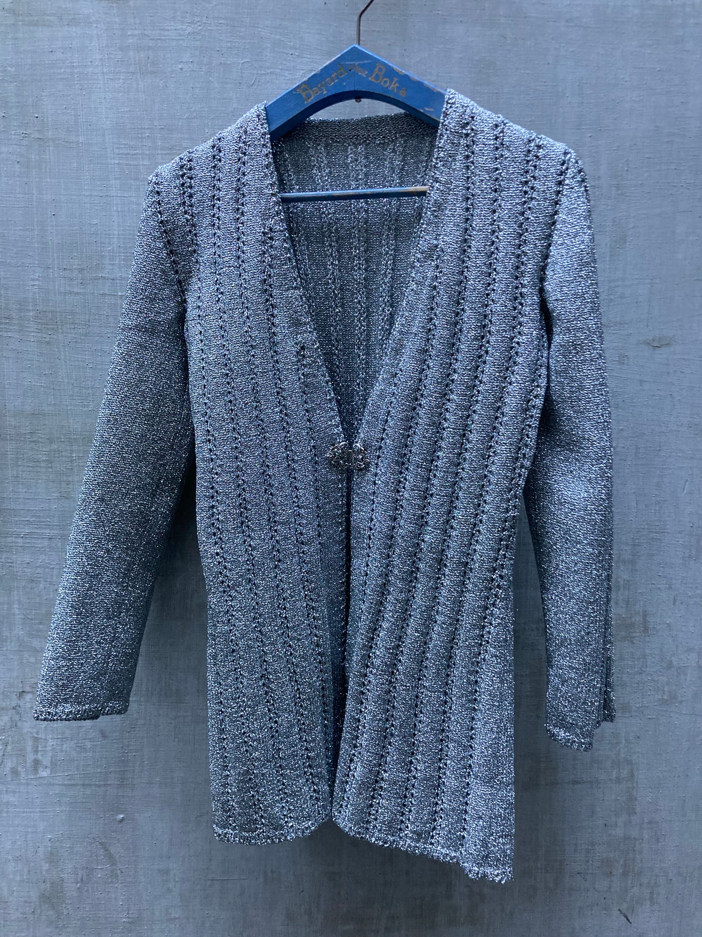 Ensemble lurex argenté 1960