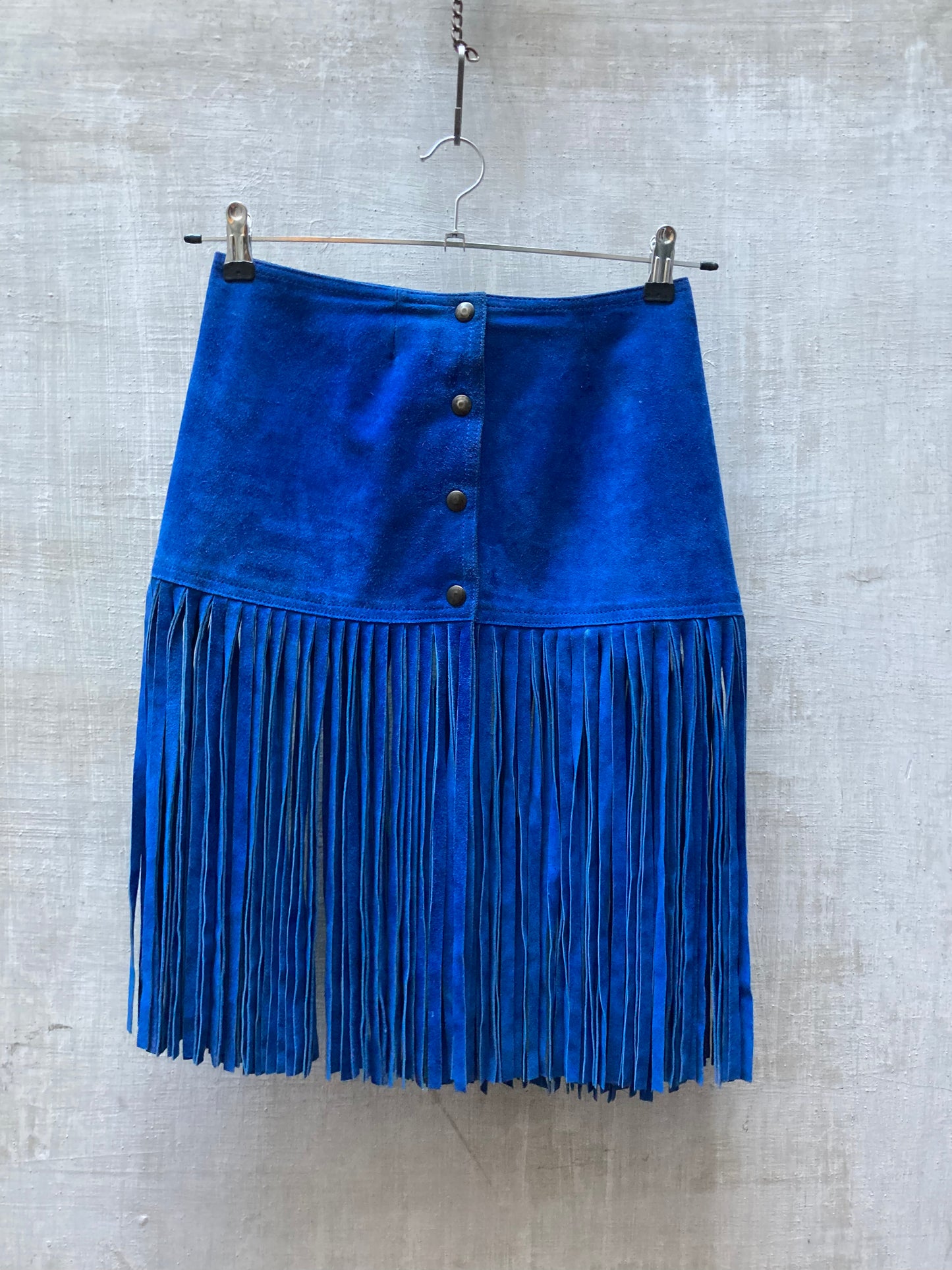 Jupe à franges YVES SAINT LAURENT rive gauche