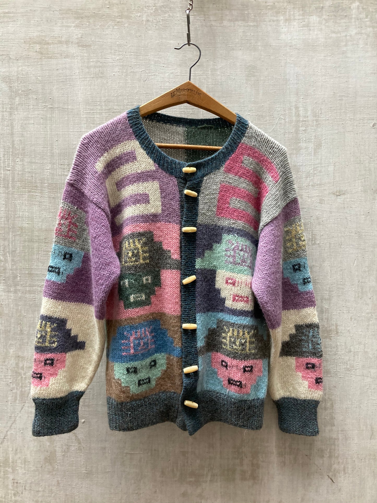 Cardigan péruvien en alpaga