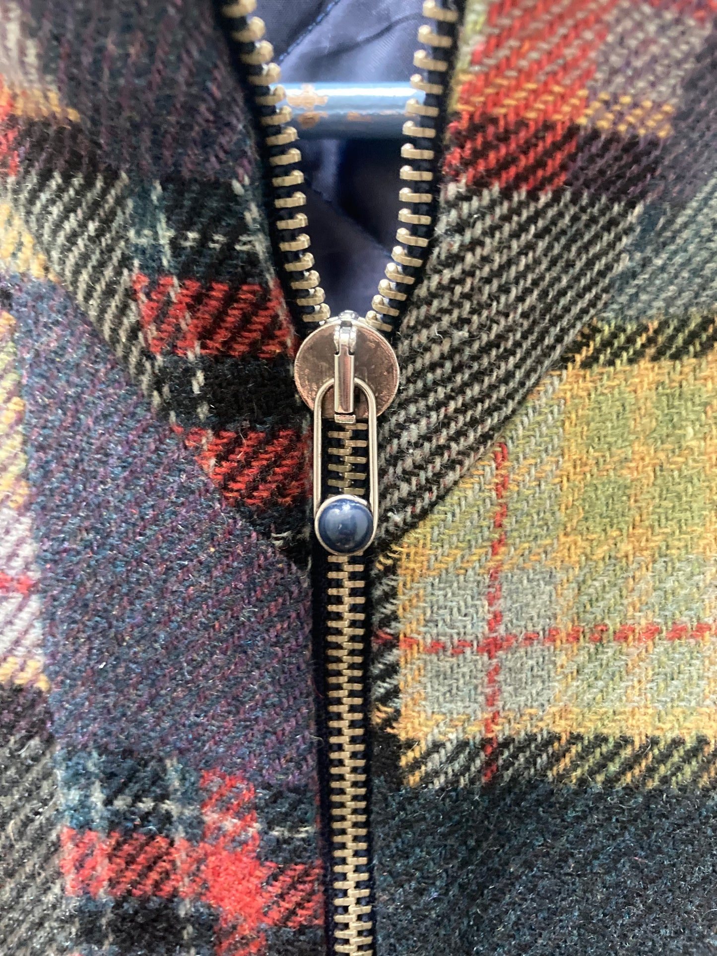 Manteau à carreaux 1990