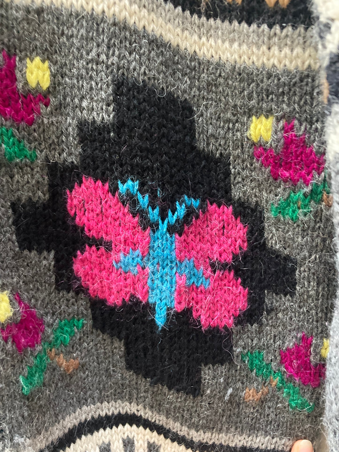 Cardigan péruvien alpaga