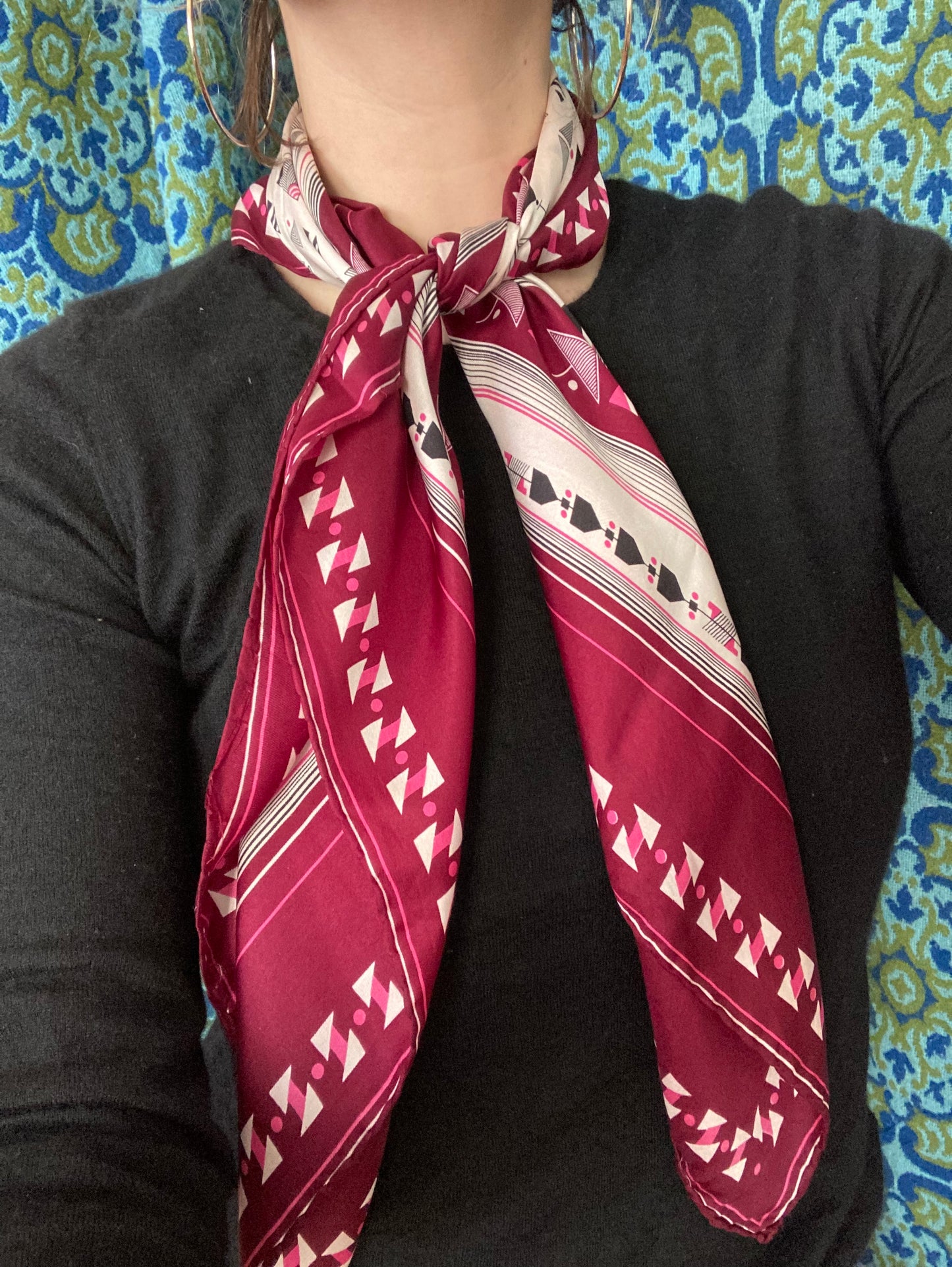 Foulard en soie 1970