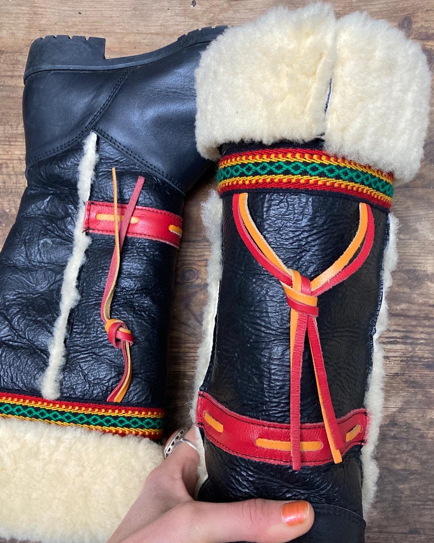 Bottes fourrées 1970