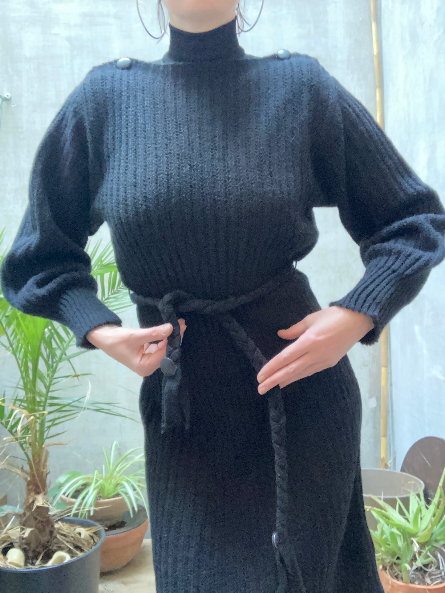 Robe pull luxe en laine