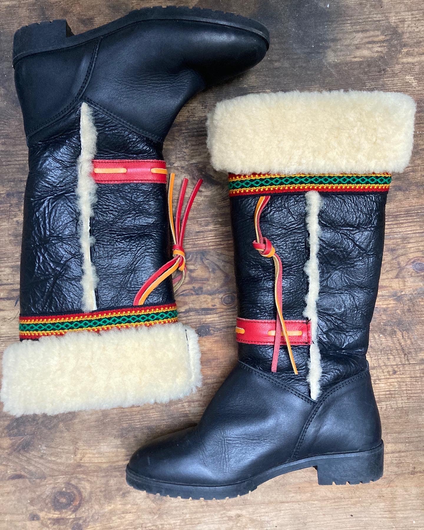 Bottes fourrées 1970
