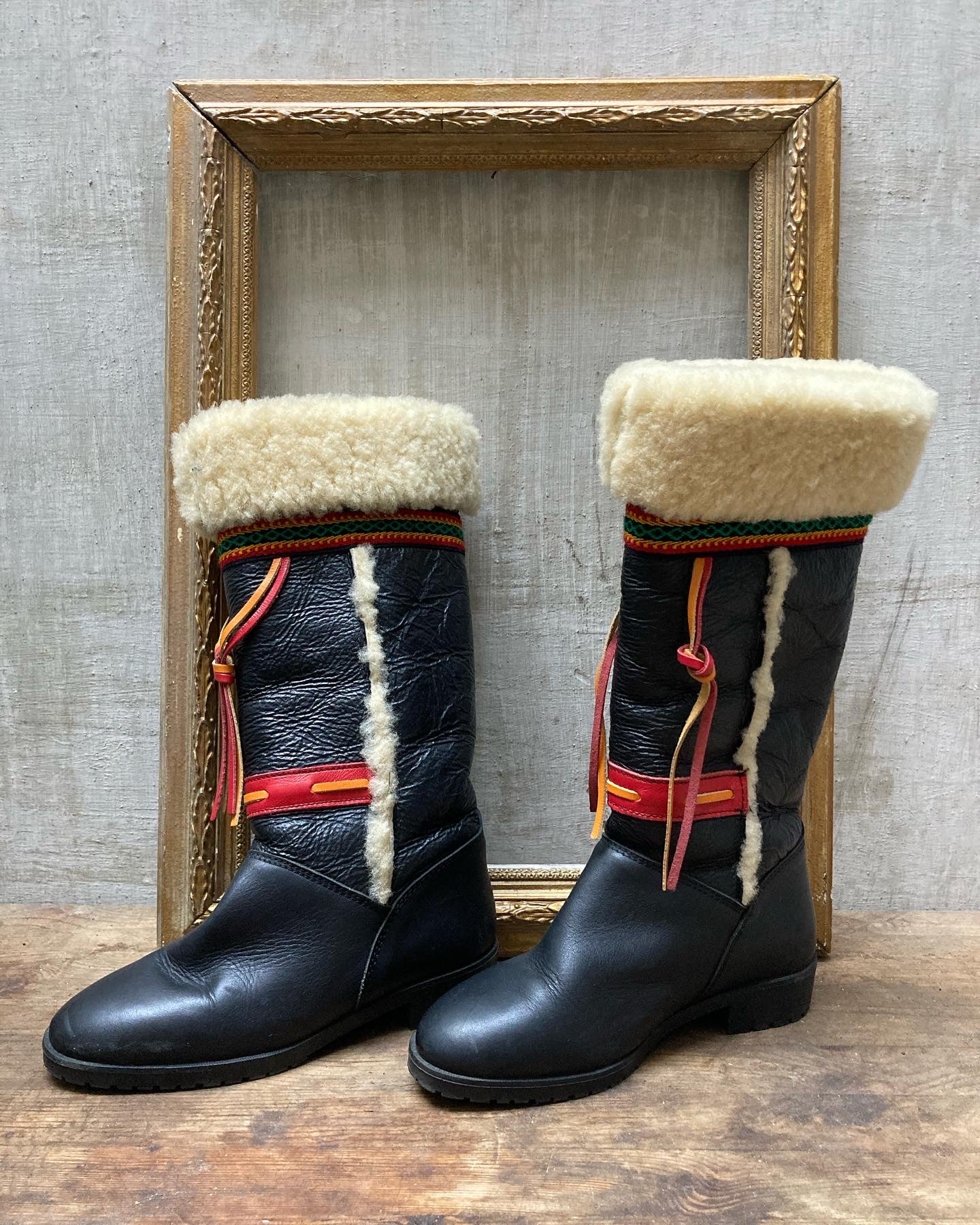Bottes fourrées 1970