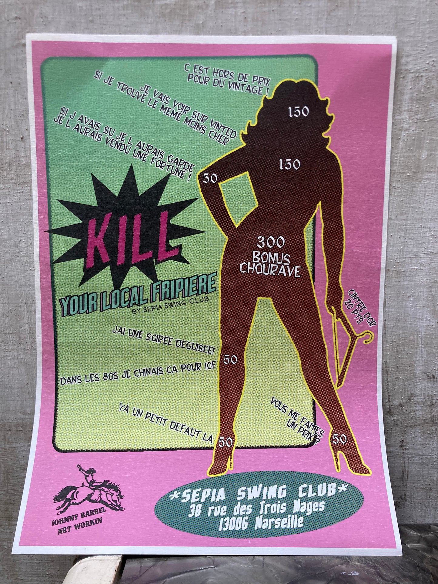 POSTER Kill your local fripière