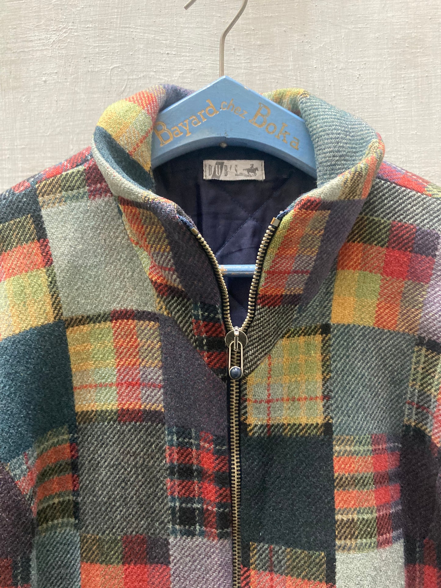 Manteau à carreaux 1990