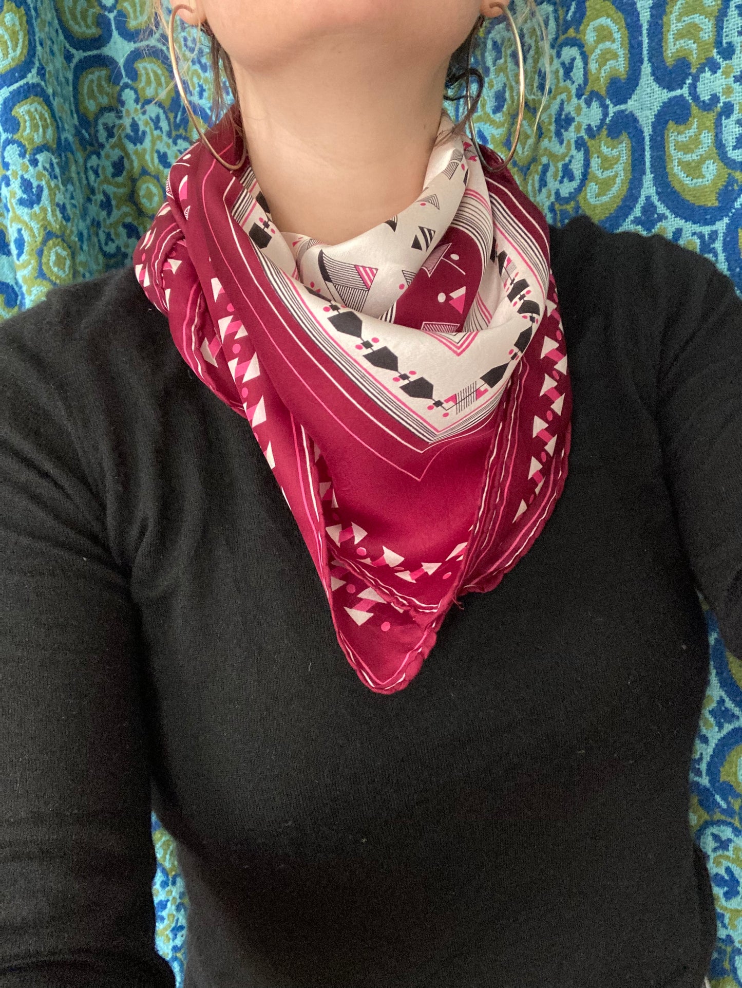 Foulard en soie 1970