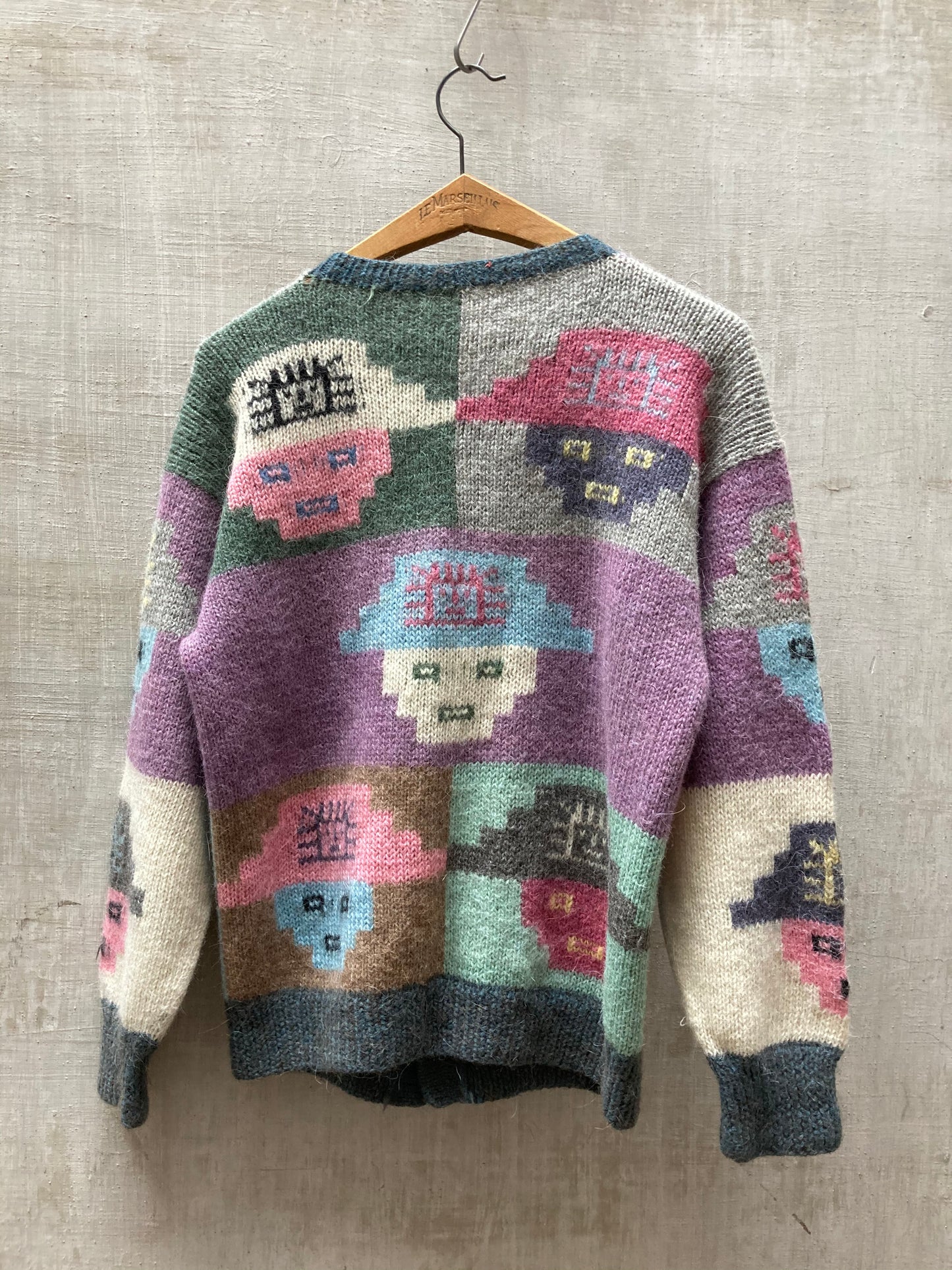 Cardigan péruvien en alpaga