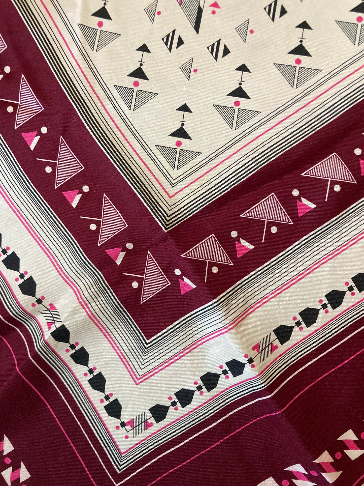 Foulard en soie 1970