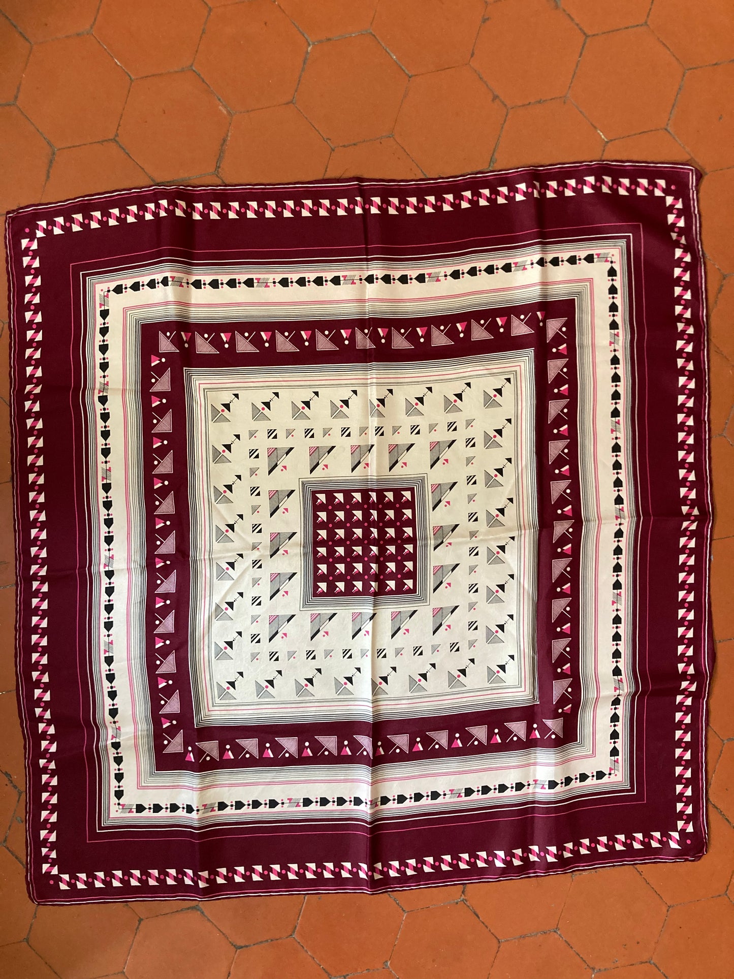 Foulard en soie 1970