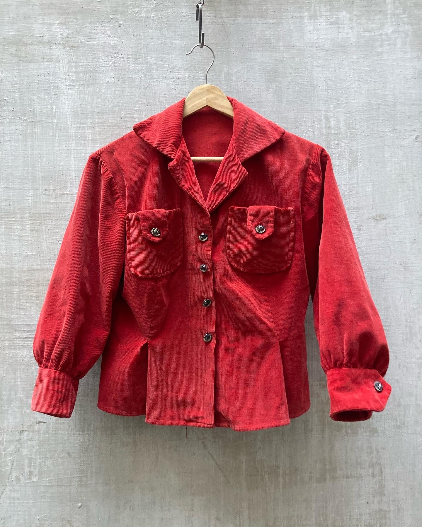 Chemisier velour 1940