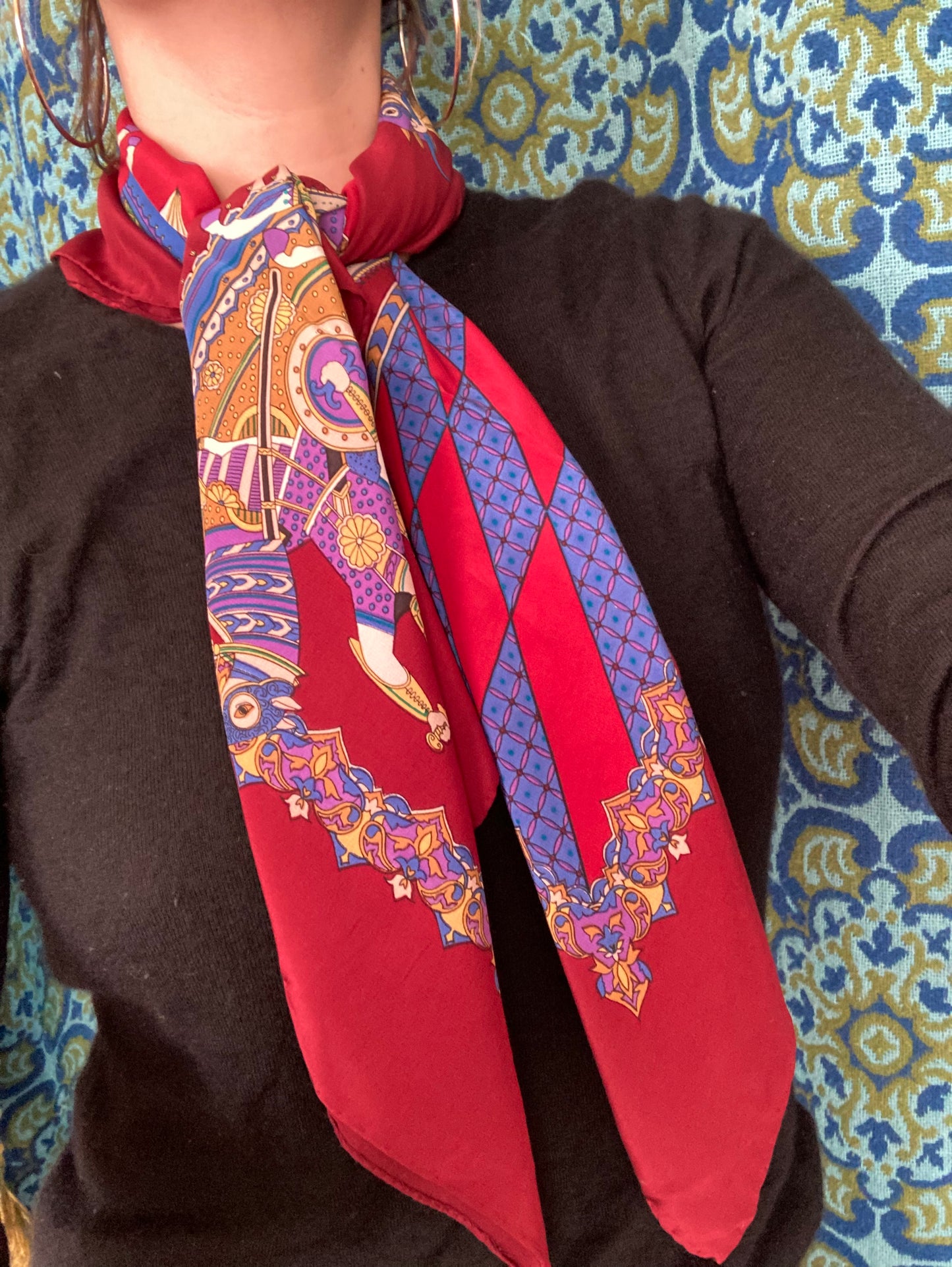 Foulard Azzaro en soie