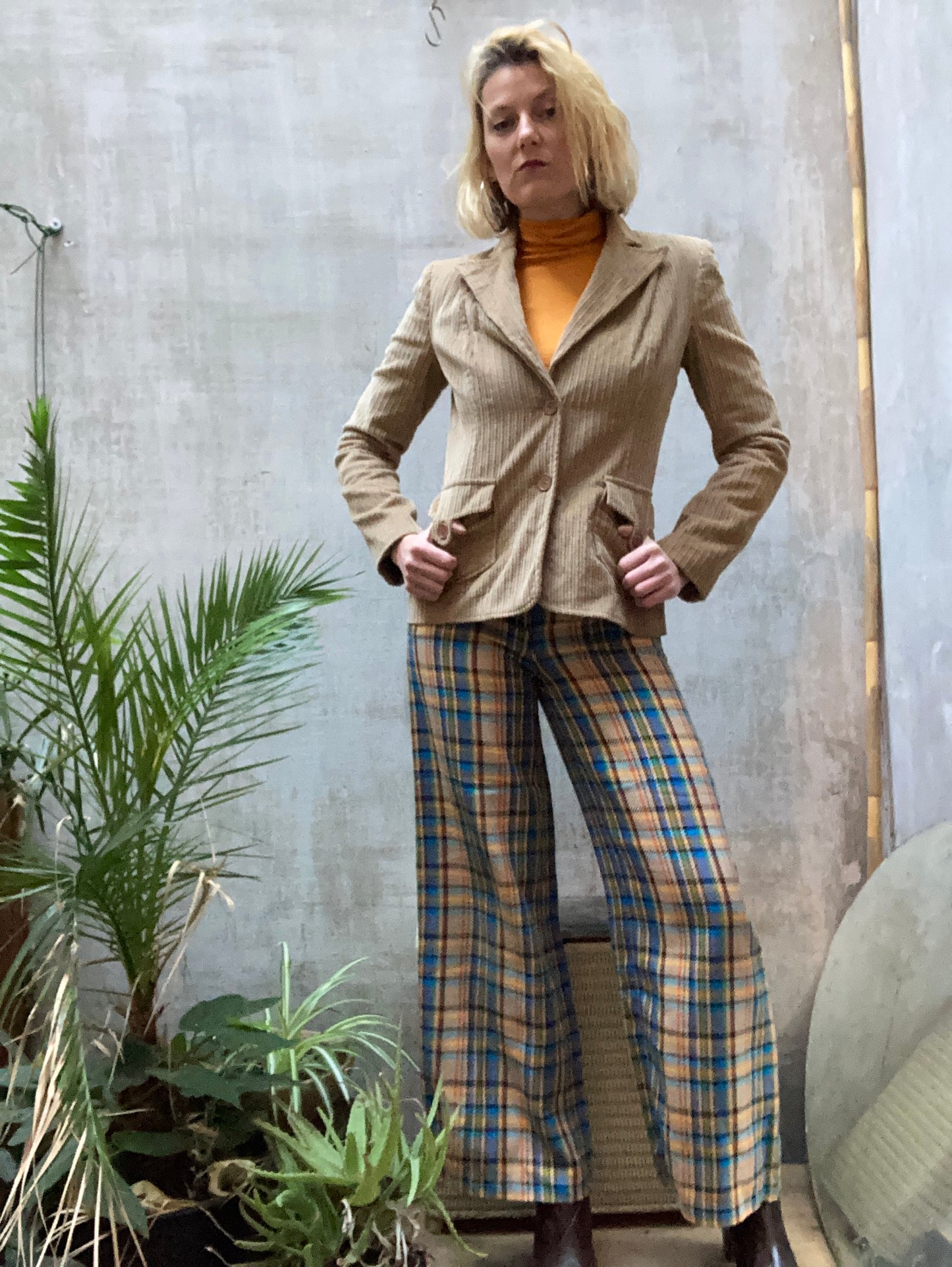Veste velour côtelé 1990