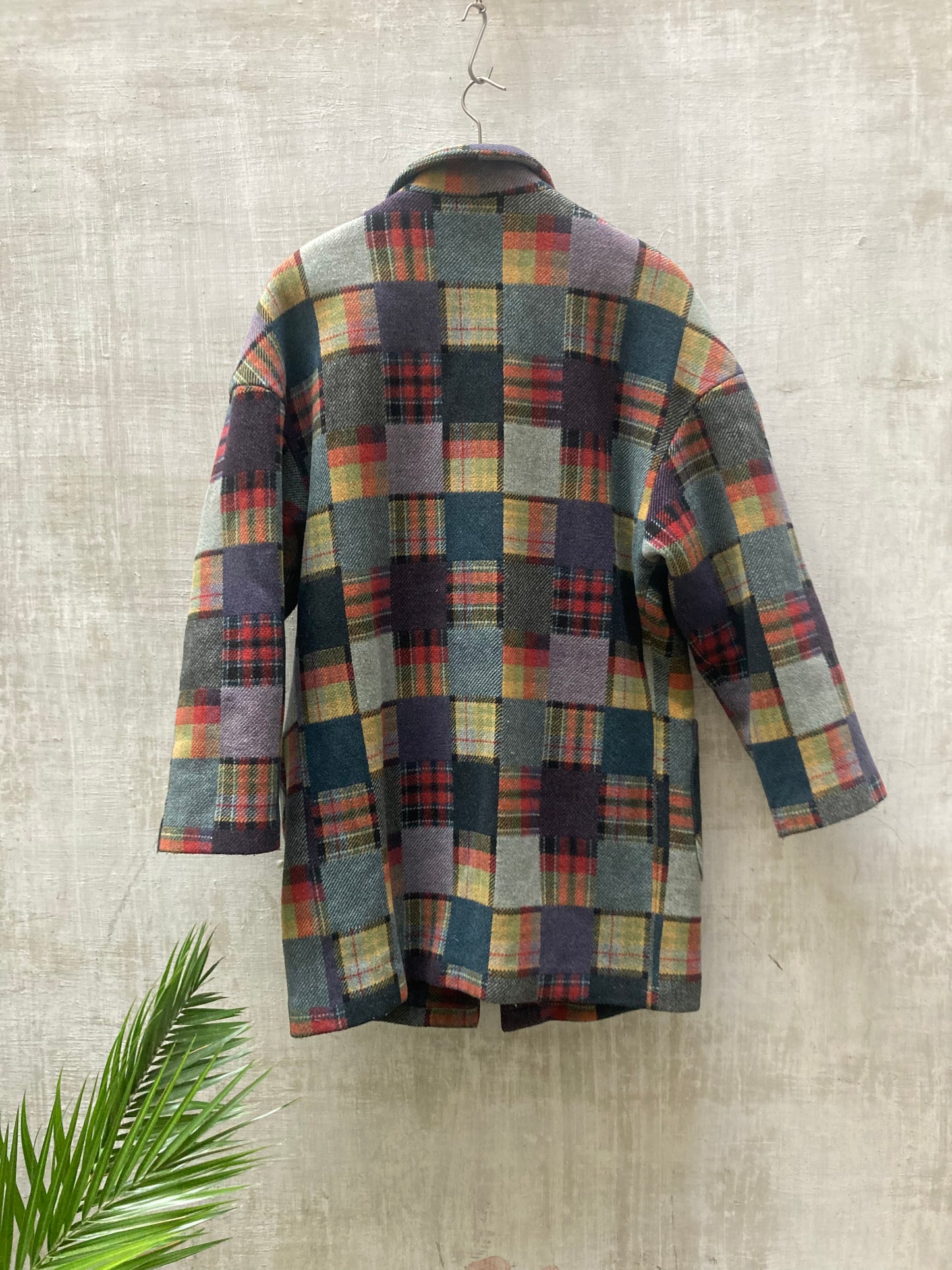Manteau à carreaux 1990