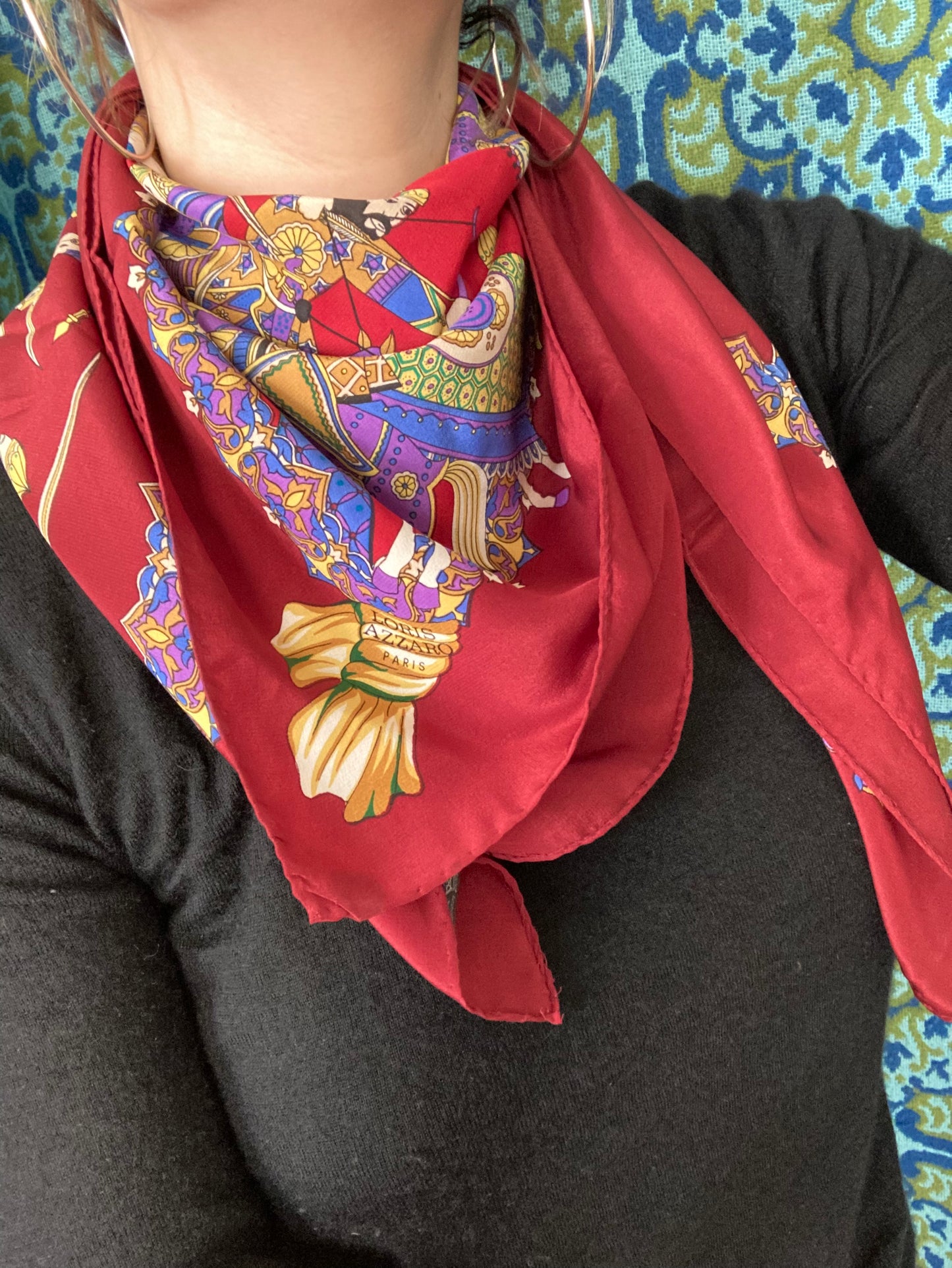 Foulard Azzaro en soie