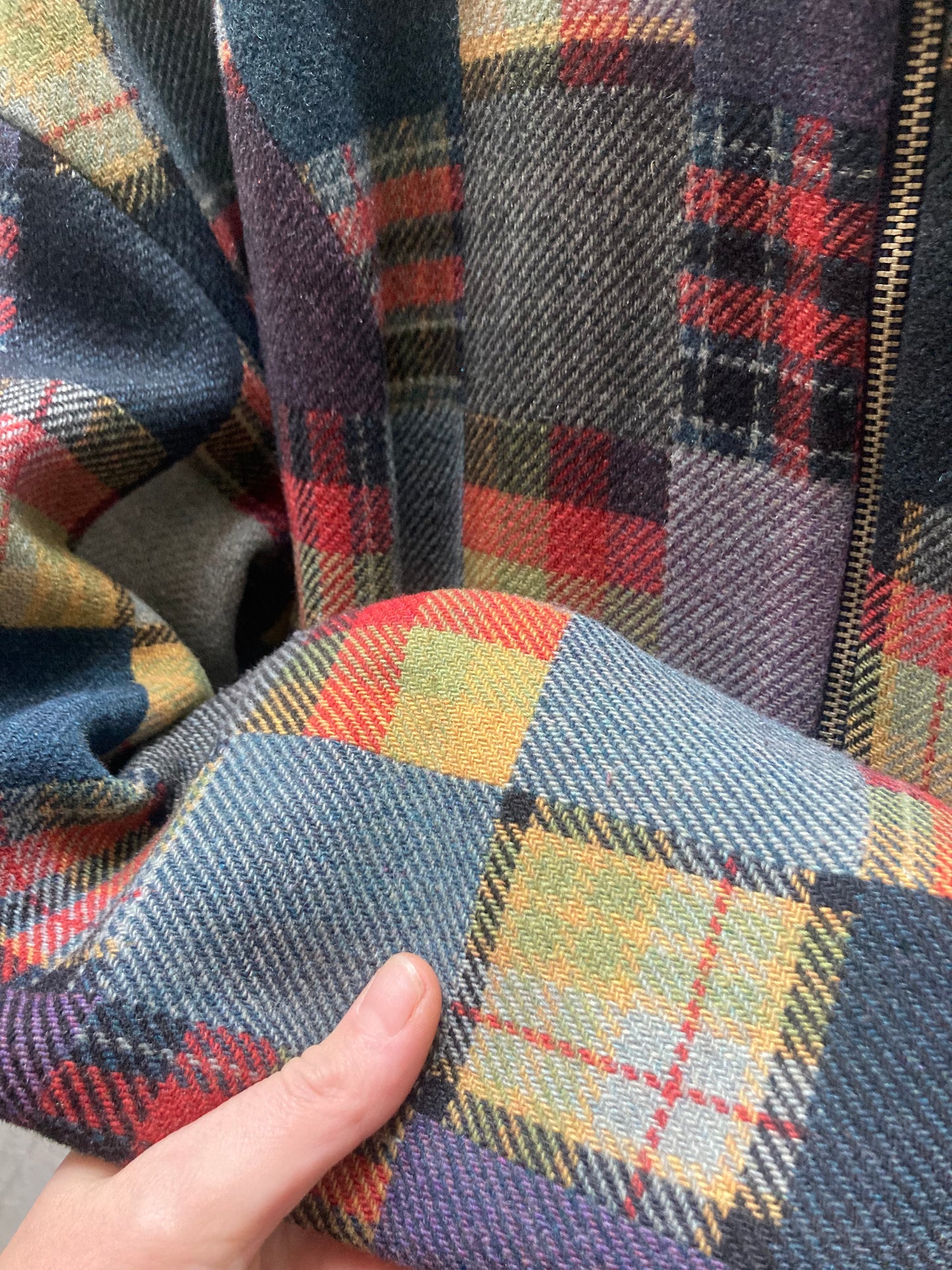 Manteau à carreaux 1990