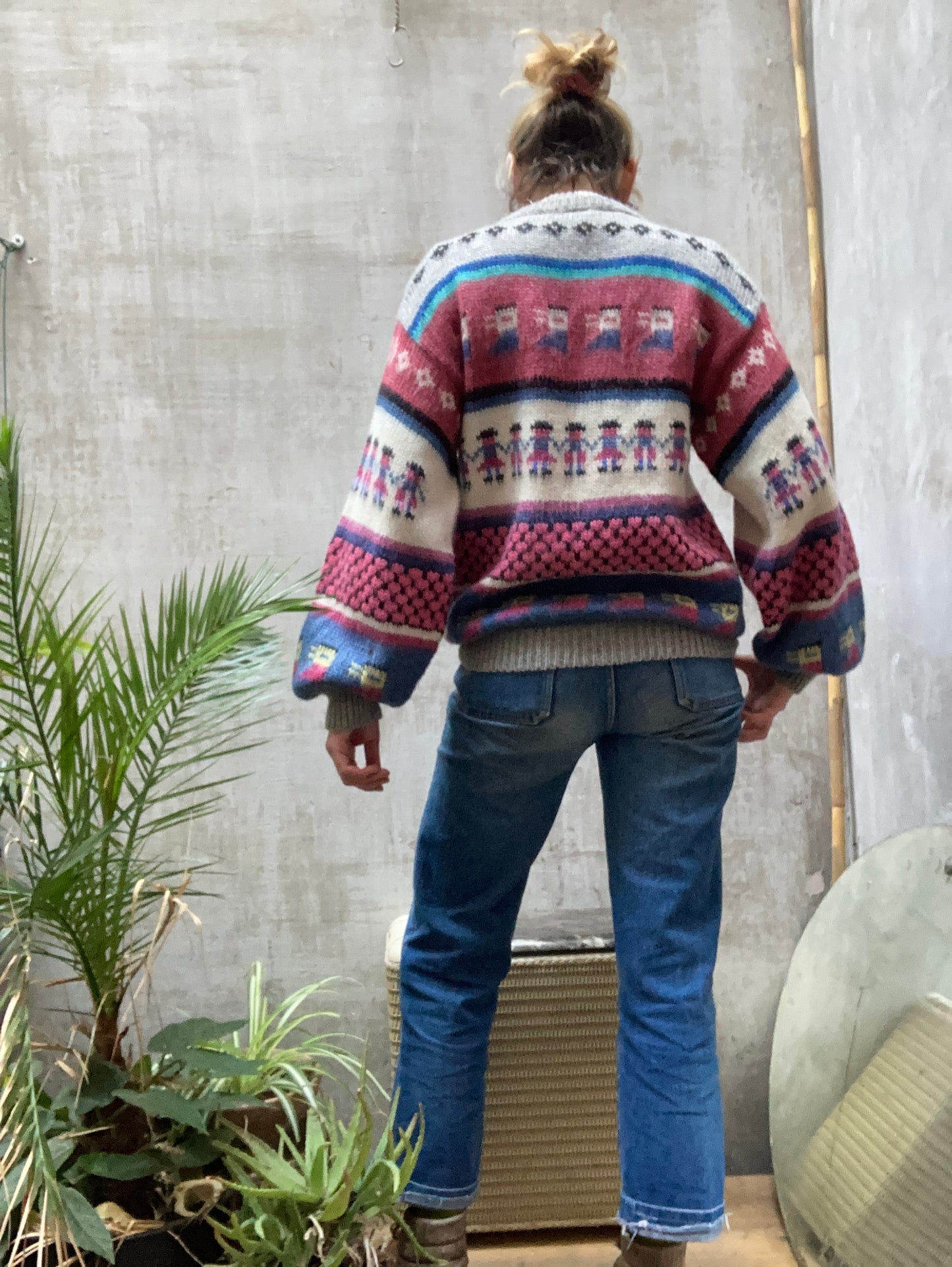 Pull péruvien en alpaga