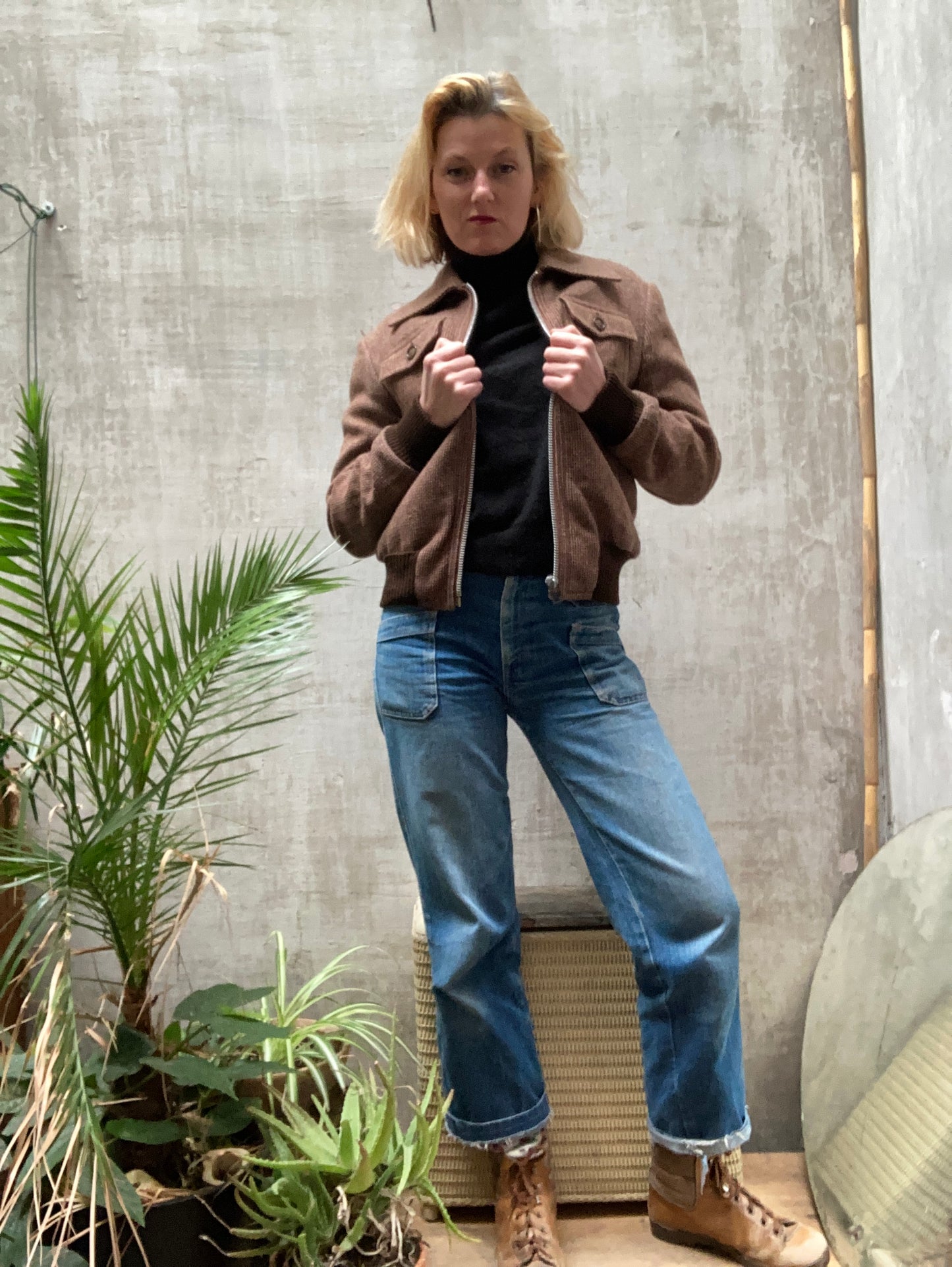 Blouson laine 1950