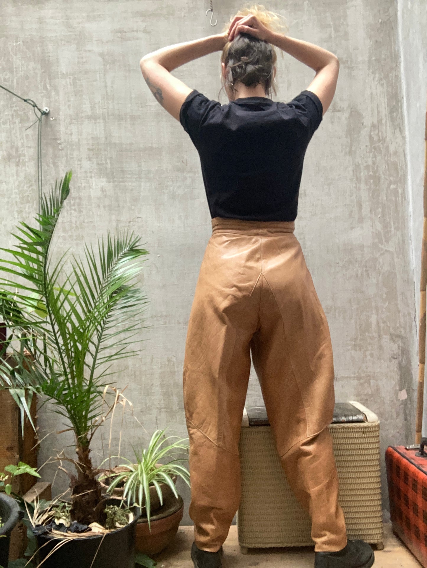 Pantalon de cuir 1980