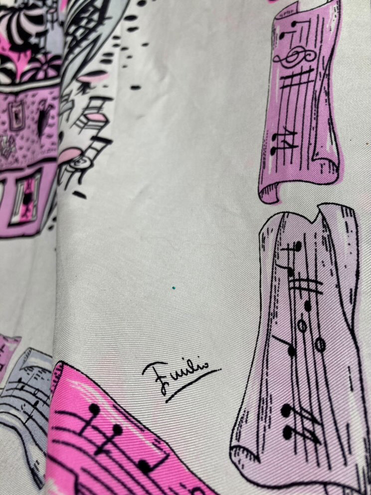 Foulard en soie Emilio Pucci 1960