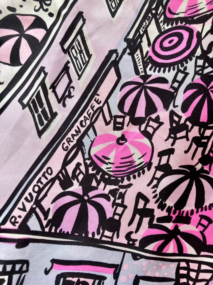 Foulard en soie Emilio Pucci 1960