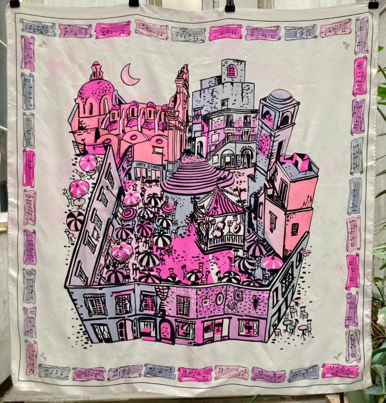 Foulard en soie Emilio Pucci 1960