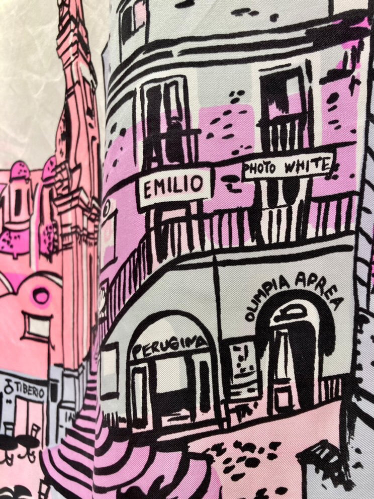 Foulard en soie Emilio Pucci 1960