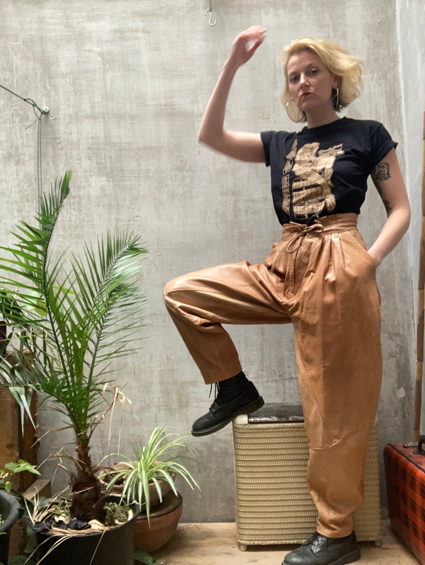 Pantalon de cuir 1980