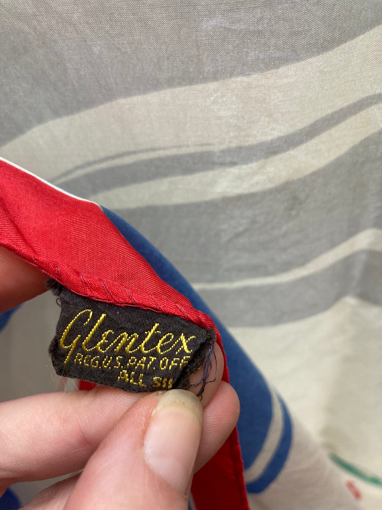 Foulard « Bon Voyage » 1950
