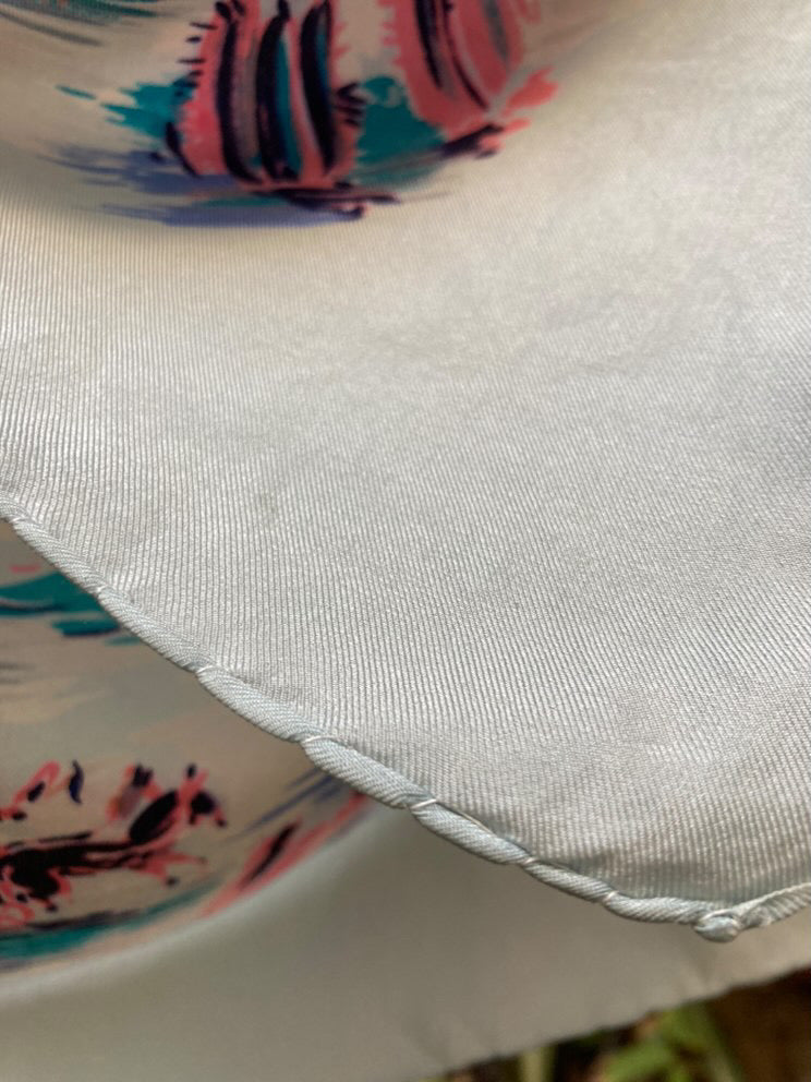 Foulard en soie 1950 western