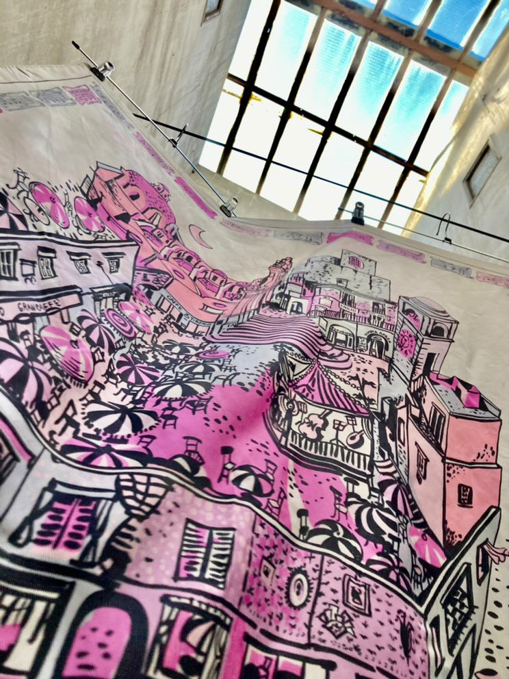 Foulard en soie Emilio Pucci 1960