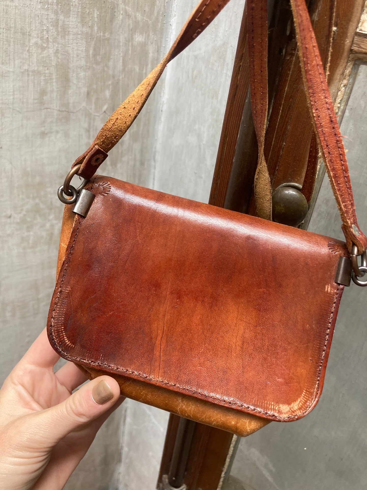 Mini sac en cuir - 1970