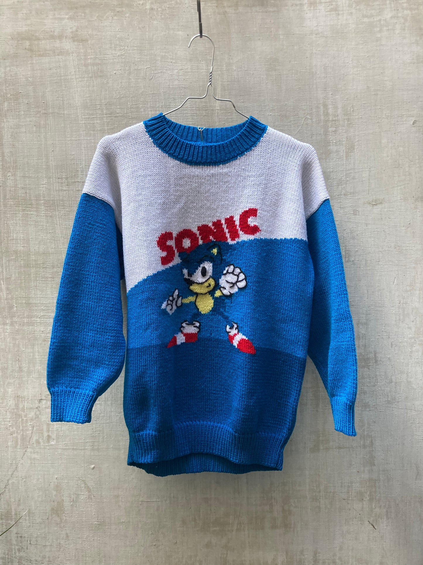 Pull Sonic tricoté main