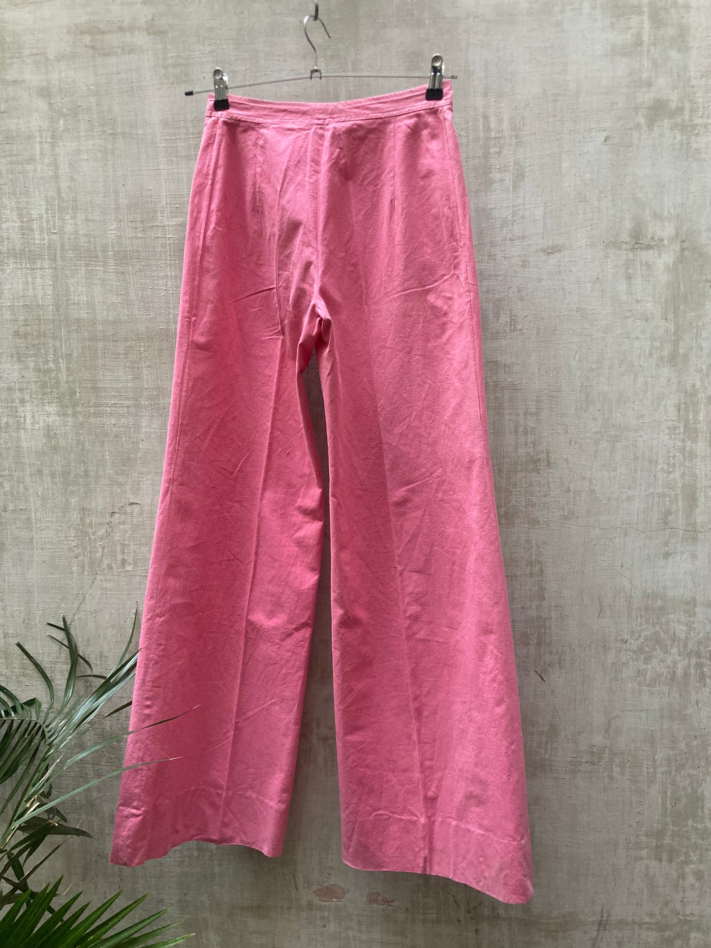 Pantalon flare rose 1970