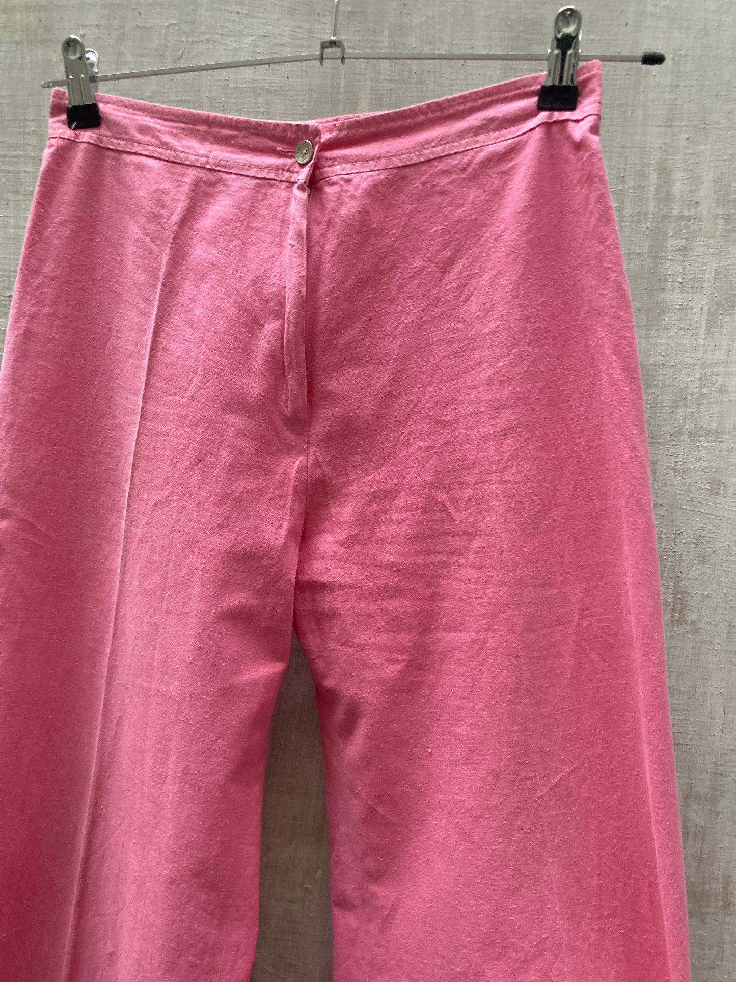Pantalon flare rose 1970